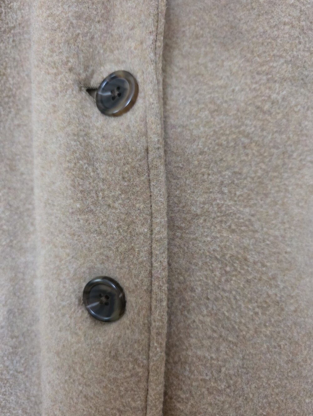 JCrew Camel Boiled Wool Blend Topcoat 12 Old Money Quiet Luxury Capsule Wardrobe - Picture 5 of 14